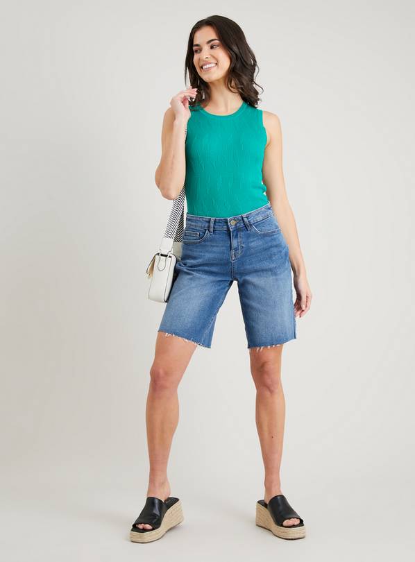 Womens denim hot sale walking shorts